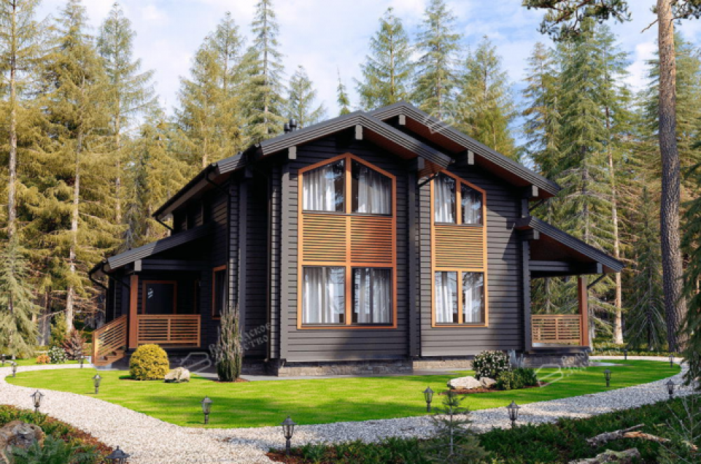 Дом из клееного бруса VZ-397